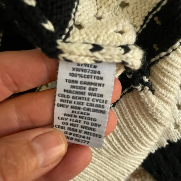 NWT Sanctuary zip up perforated knit bomber sweater jacket - Picture 6 of 6